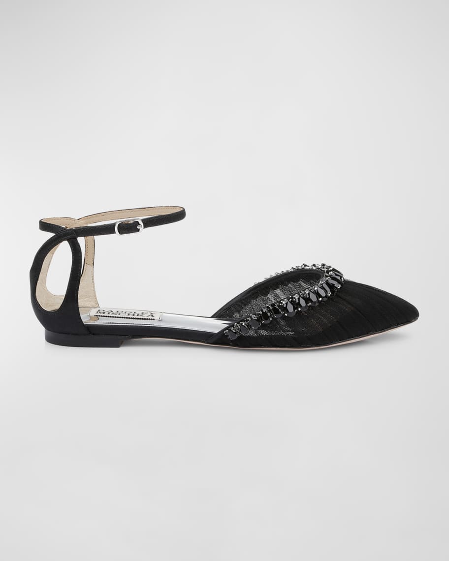 Badgley mischka vivien flats clearance