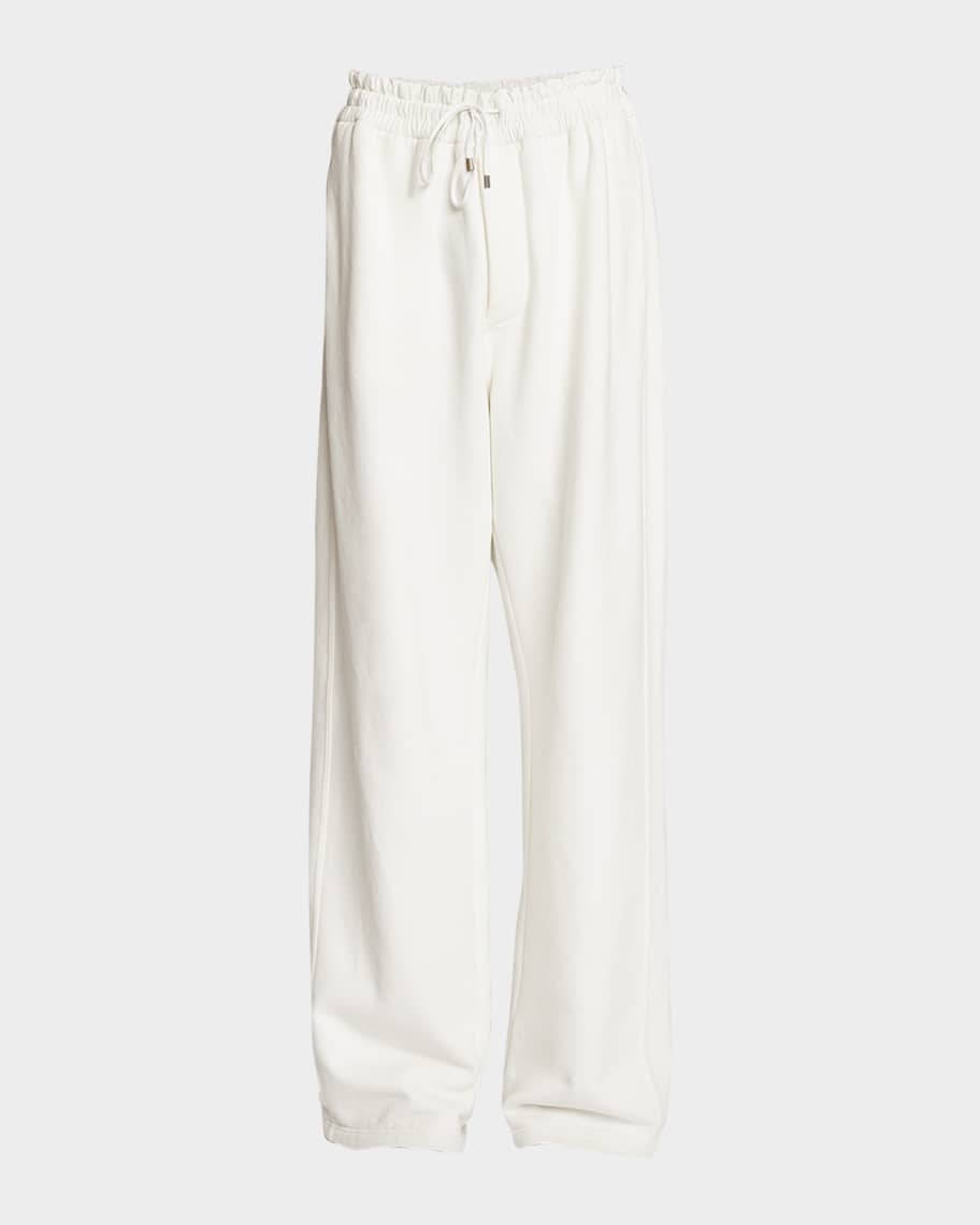 Saint Laurent Men's Wide-Leg Sweatpants