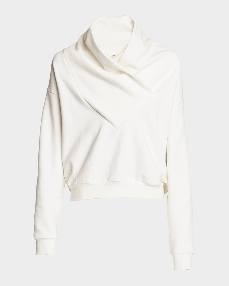 Saint Laurent Men's Cowl Neck Sweatshirt