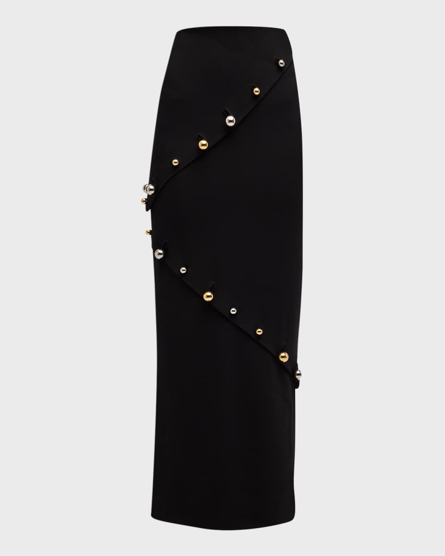 Image 1 of 6: Octopus Button Maxi Skirt