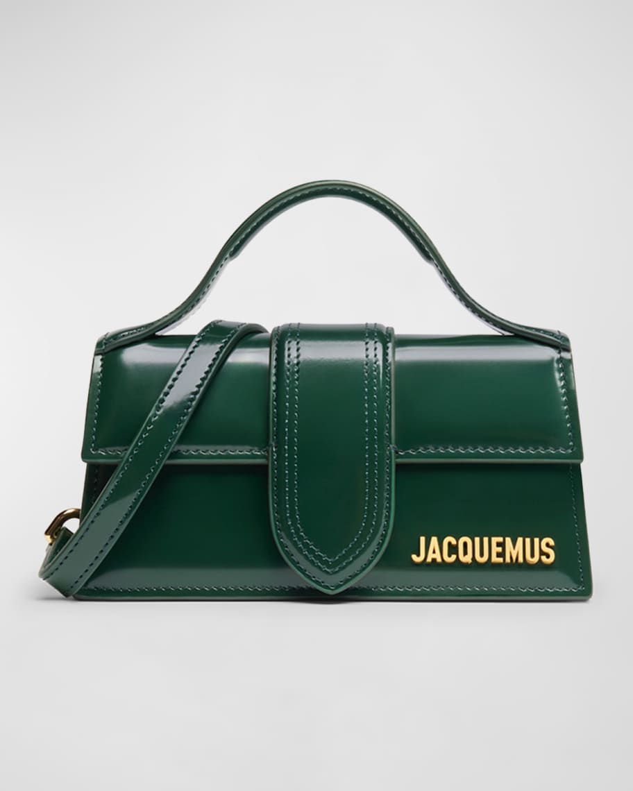 Jacquemus Le Bambino Patent Top-Handle Bag | Neiman Marcus