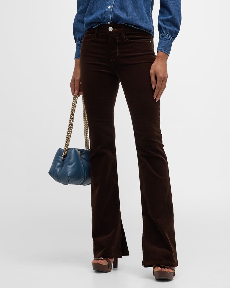 Image 1 of 6: Le Mini Boot Slit Corduroy Jeans