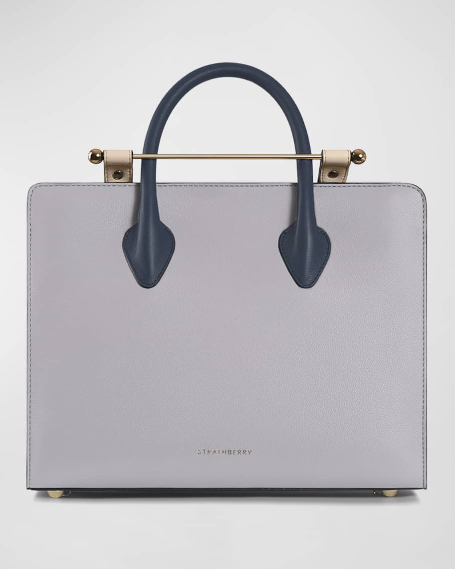 Strathberry midi tote tri colour hot sale