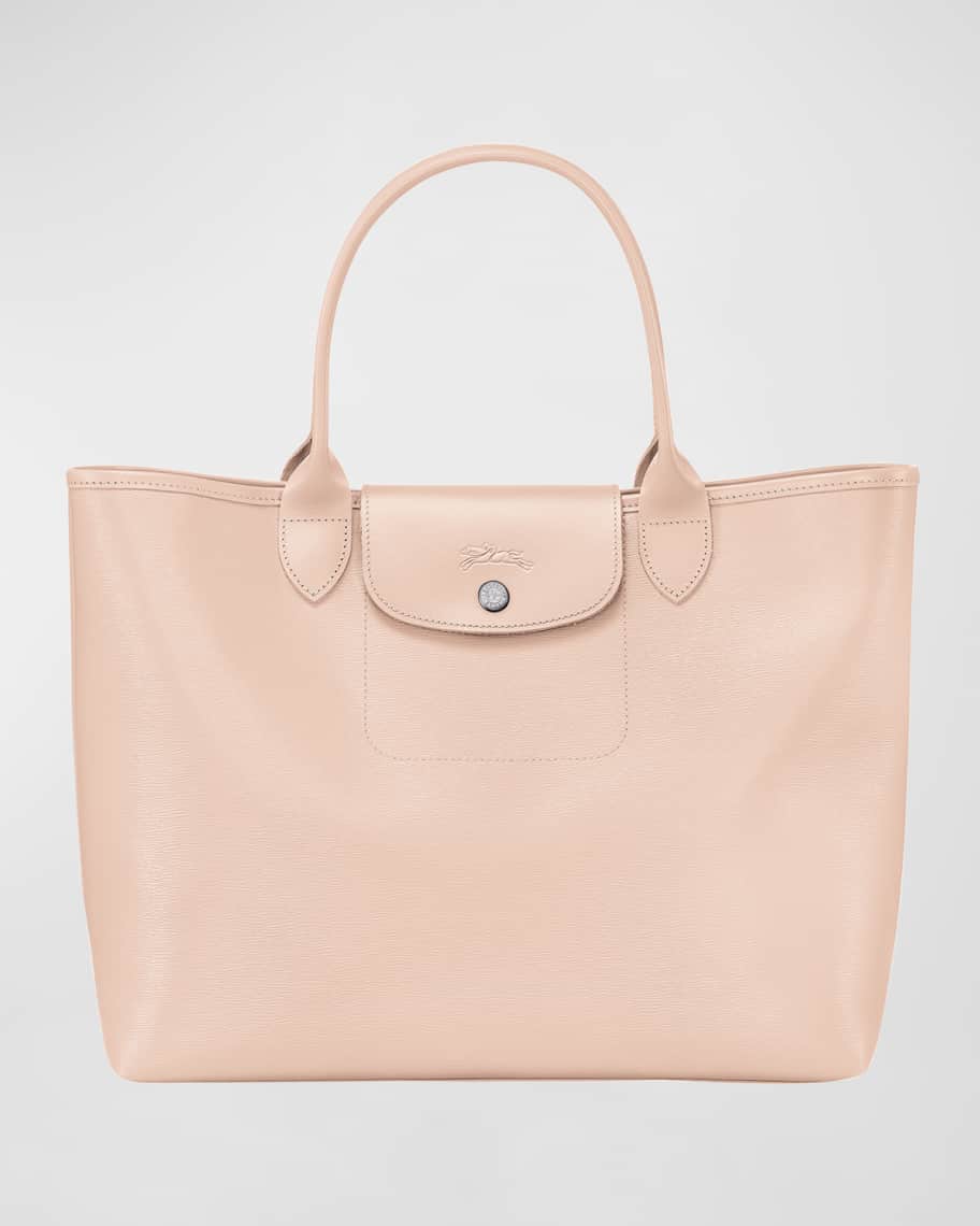 Longchamp Le Pliage City Leather Tote Bag Neiman Marcus