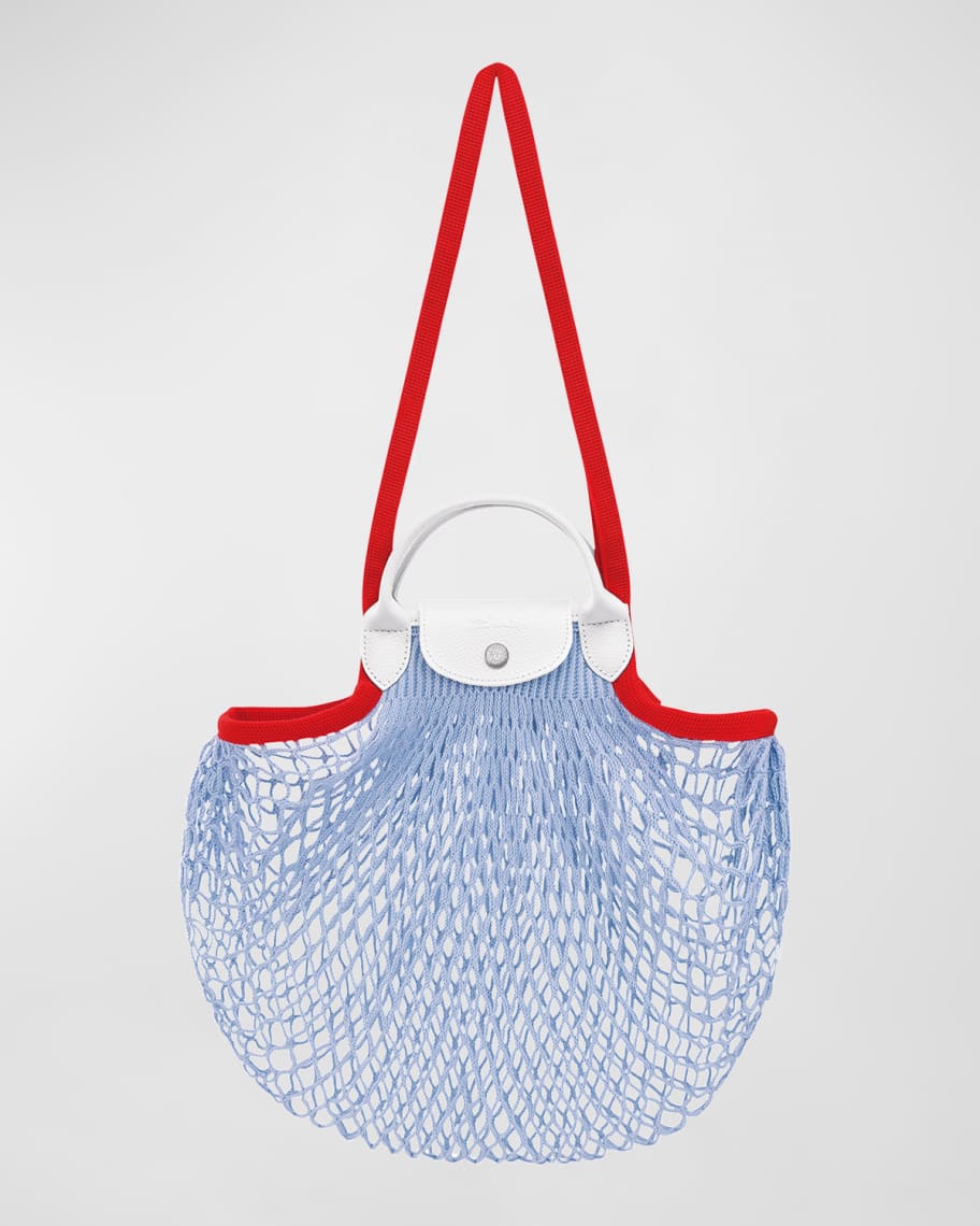 Longchamp Le Pliage Filet Knit Shoulder Bag Neiman Marcus