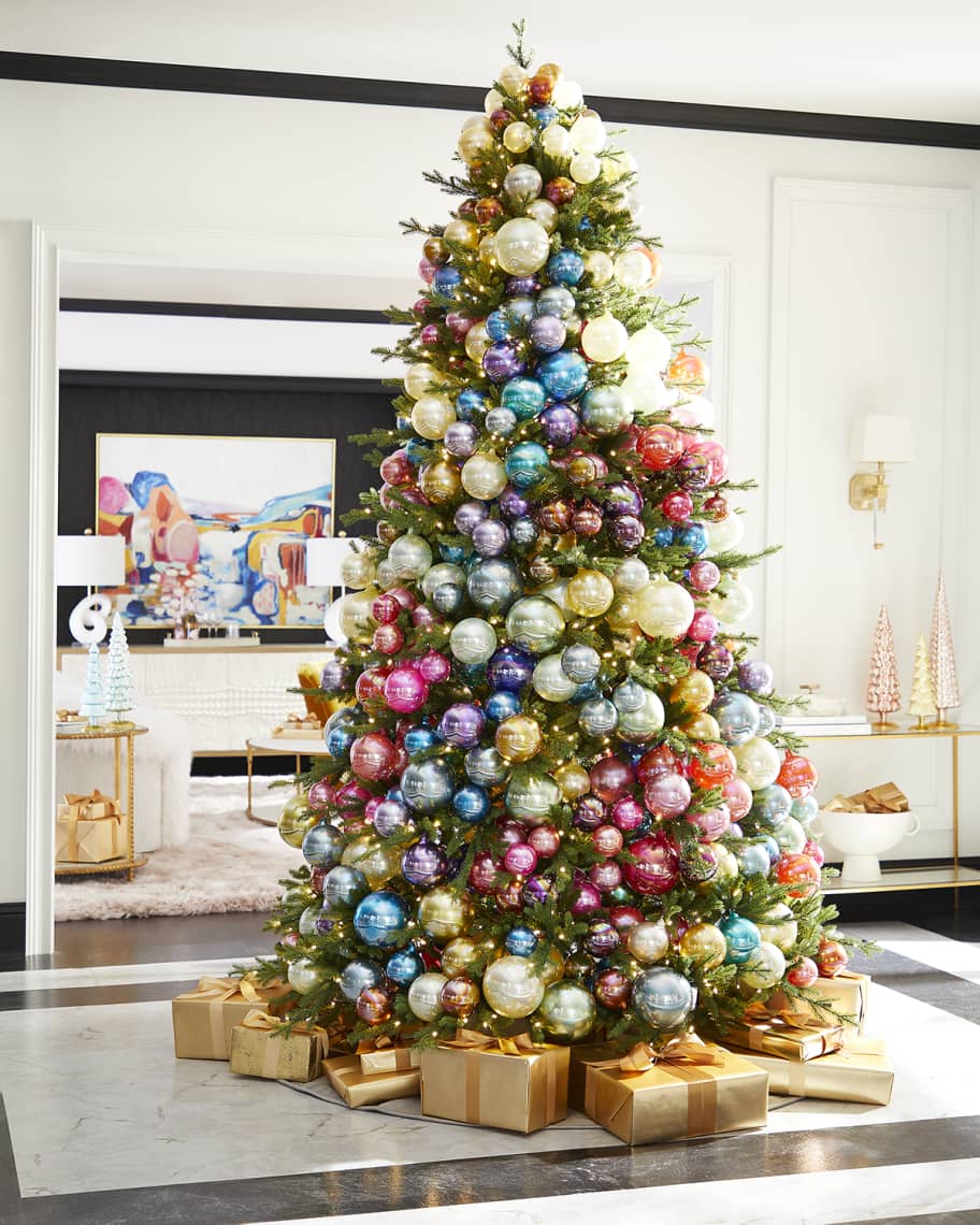 Jim Marvin Pearl 9' Christmas Tree Kit | Neiman Marcus