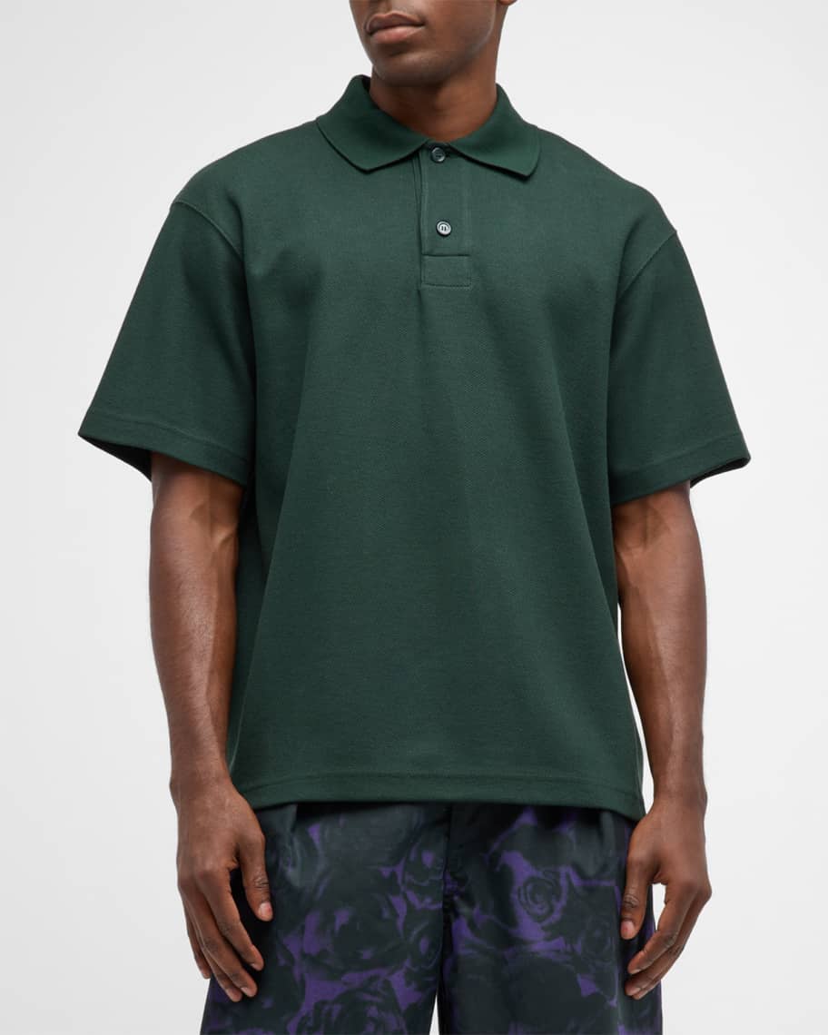Burberry Men's Pique Polo Shirt | Neiman Marcus
