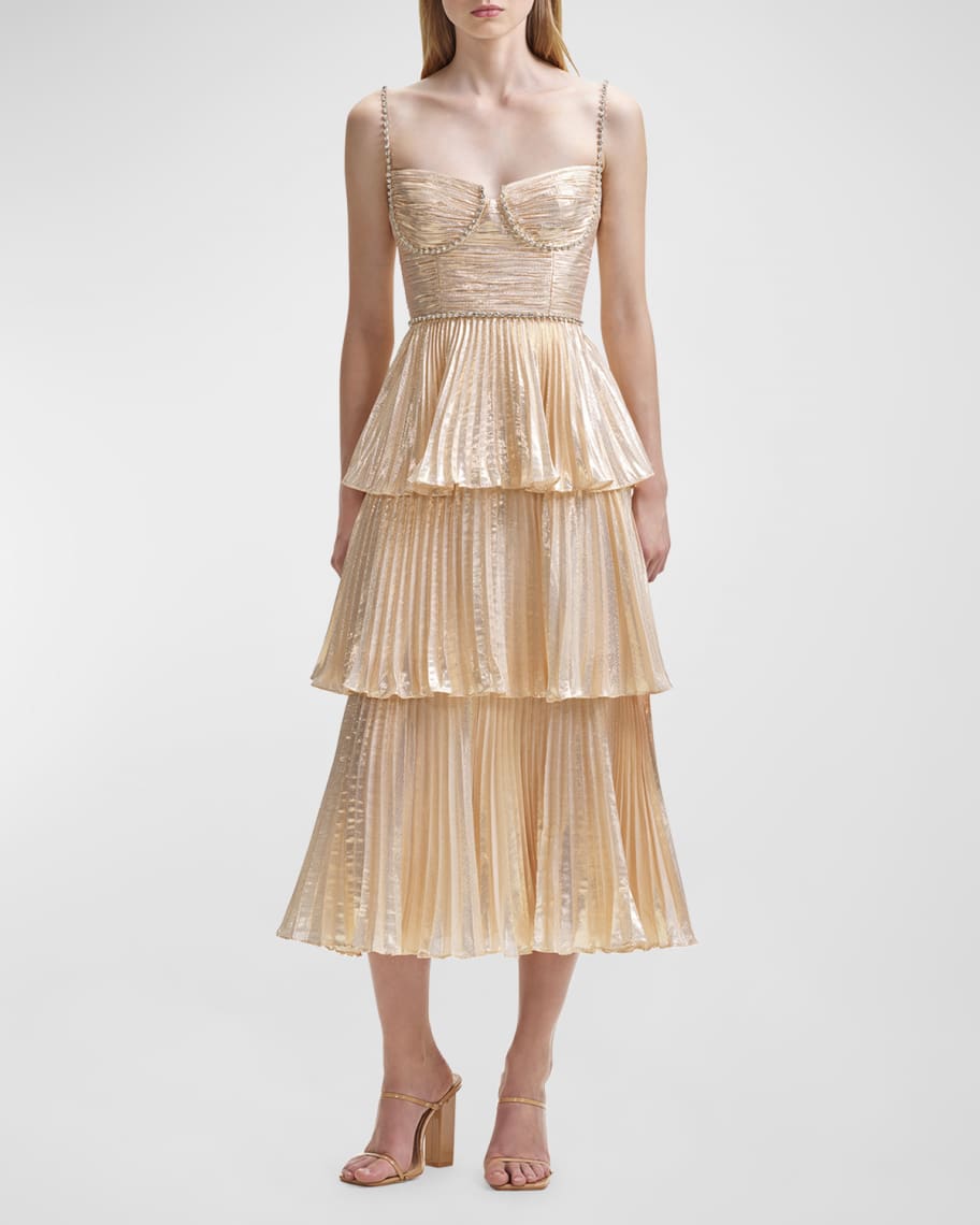 Neiman marcus gold dress hotsell