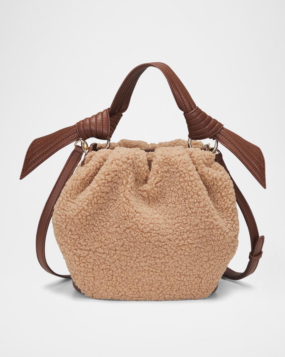 Sac à Main Hobo OrYANY En Cuir - Marron/Noir Bicolore - Taille Large - Occasion