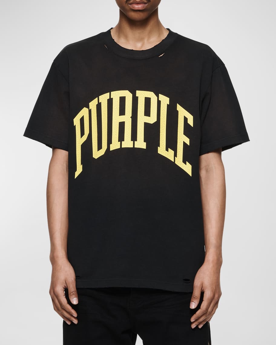 PURPLE Men s Heavy Jersey T Shirt Neiman Marcus