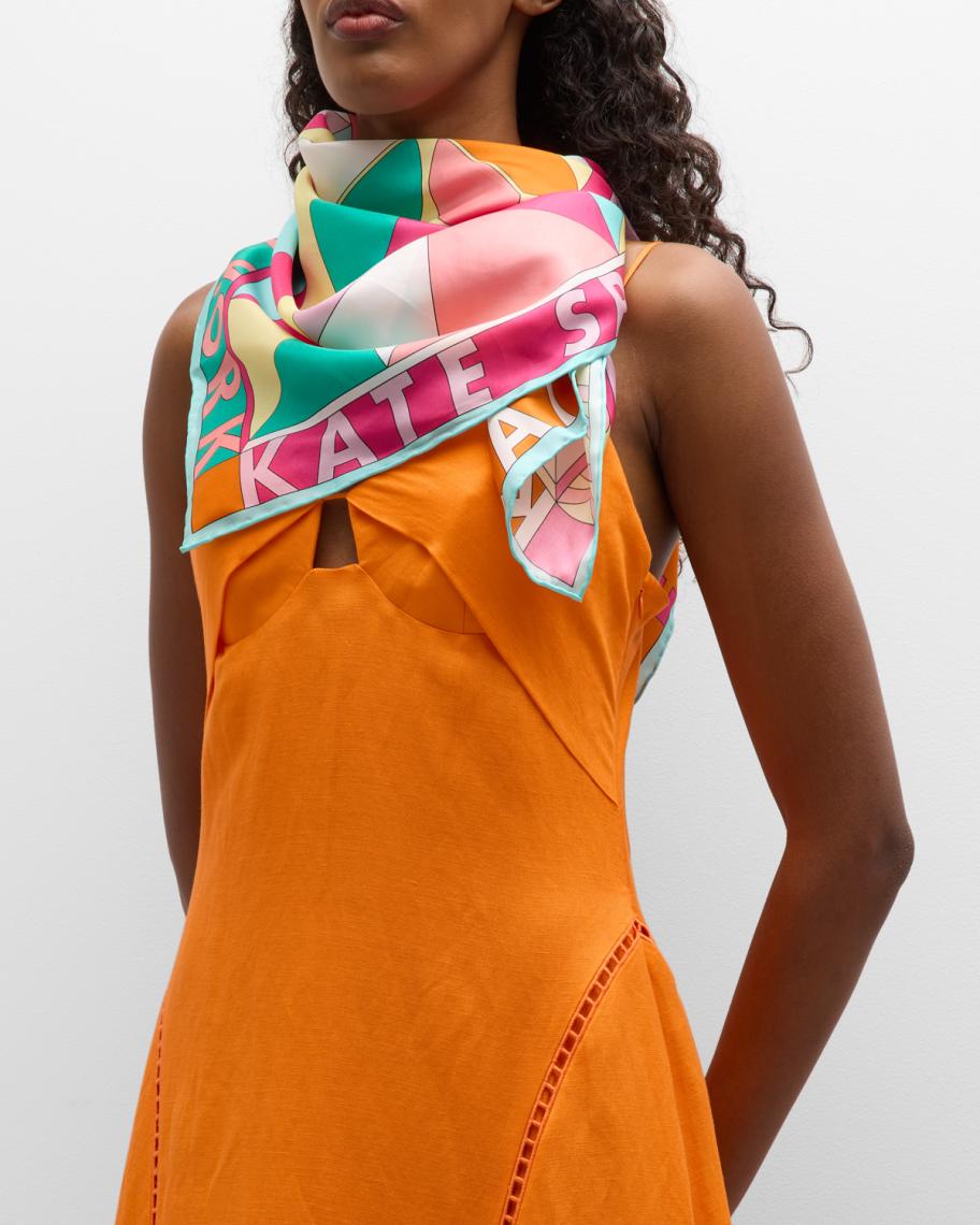 kate spade new york geo sun square scarf | Neiman Marcus