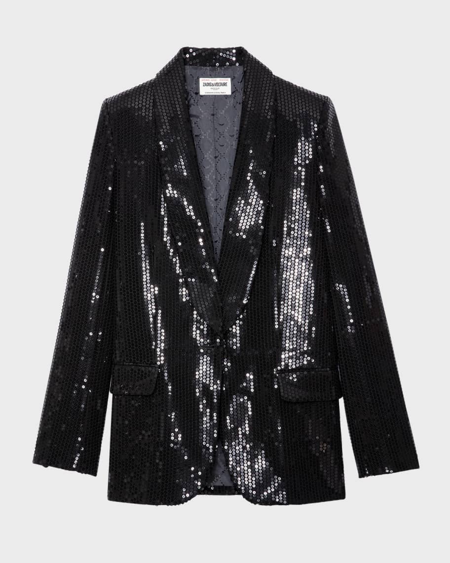 Zadig and voltaire verys sequin jacket sale