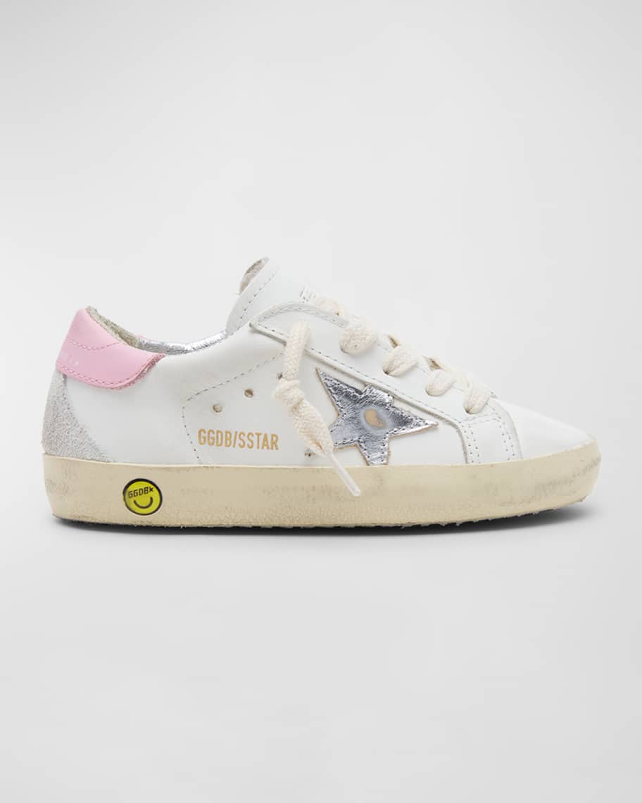 Golden Goose Girl s Superstar Leather Low Top Sneakers Kids