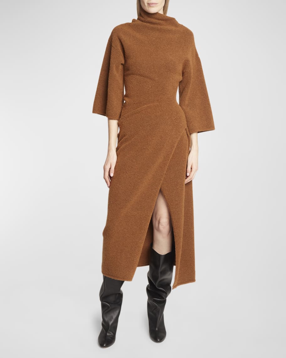 cream knit dress mini Hatch Collection The Daria Getaway Mini Dress in Island Pearl