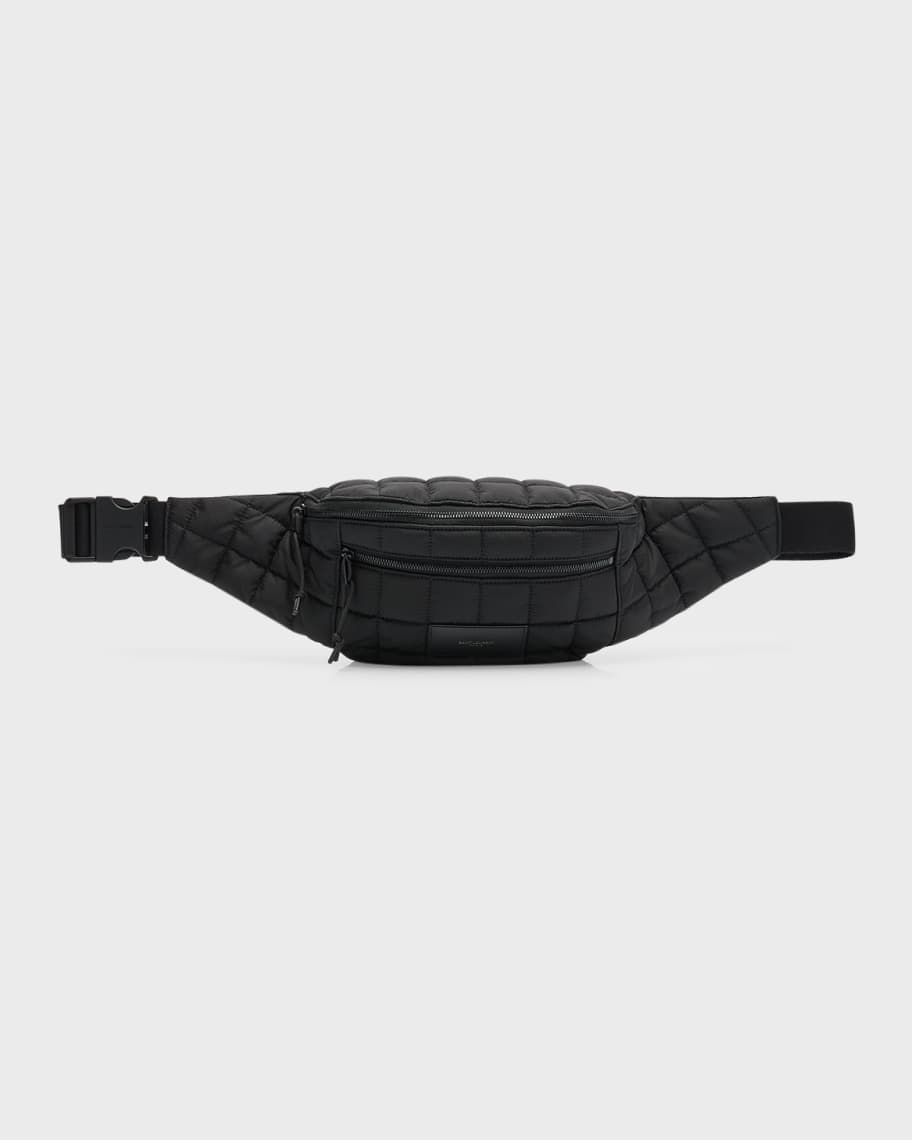 Saint Laurent Men's Nuxx Quilted Nylon Crossbody Bag | Neiman Marcus
