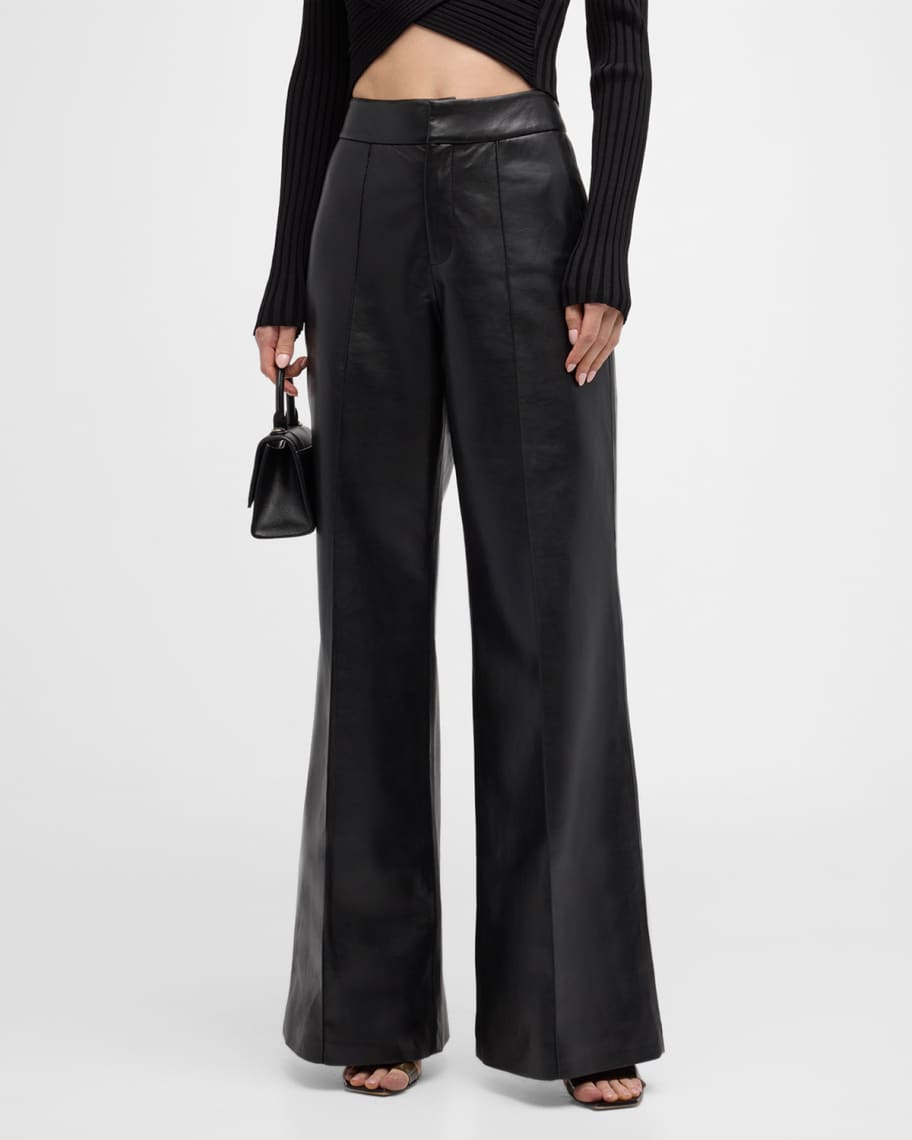 AS by DF Tell Me Lies Recycled Leather Pants | Neiman Marcus