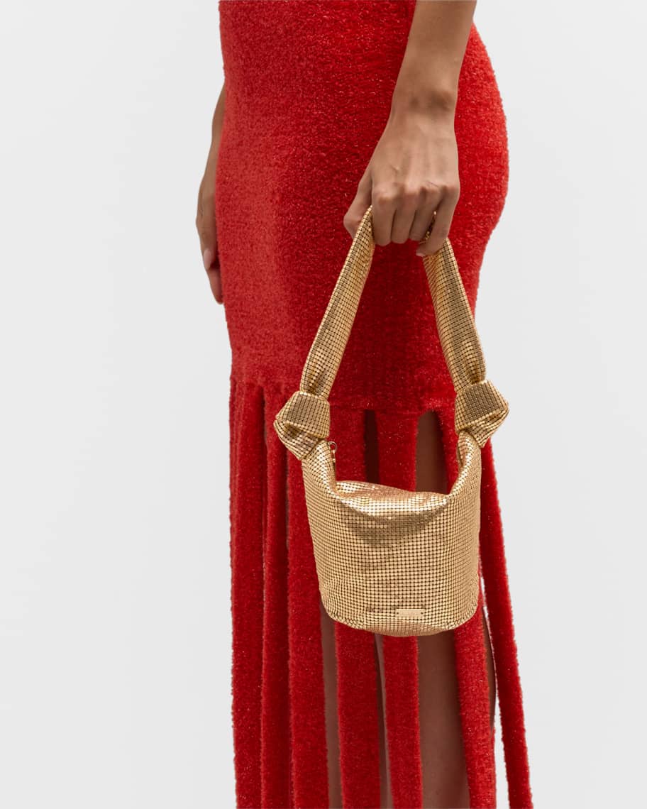 Image 3 of 6: Gia Metallic Stud Shoulder Bag