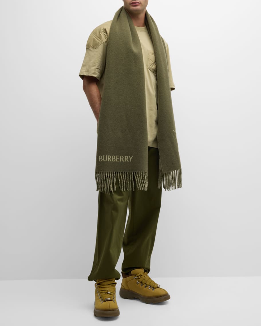 Image 3 of 3: Men's EKD Cashmere Rectangle Scarf