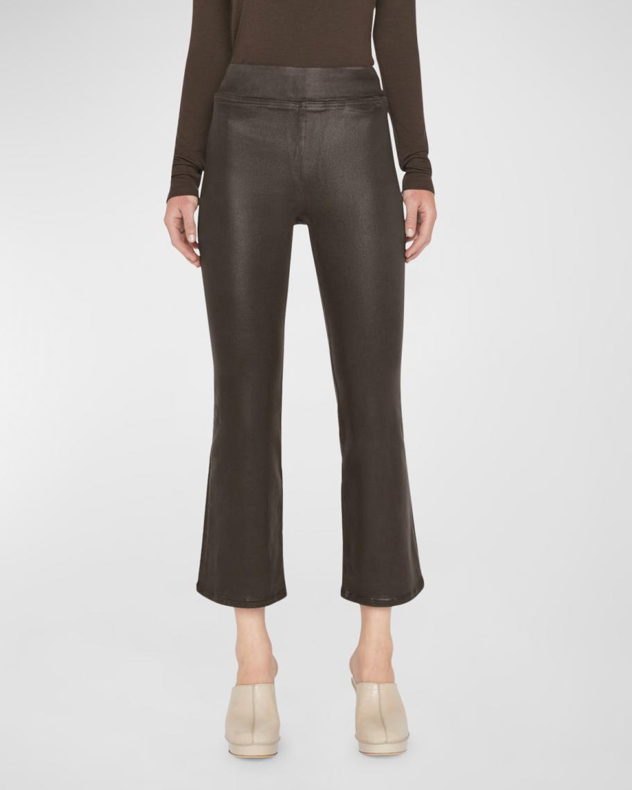 FRAME Jet Set Crop Mini Bootcut Pants | Neiman Marcus