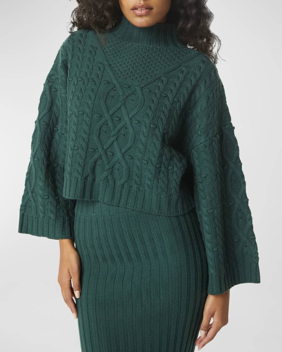 Edmond cable-knit wool sweater