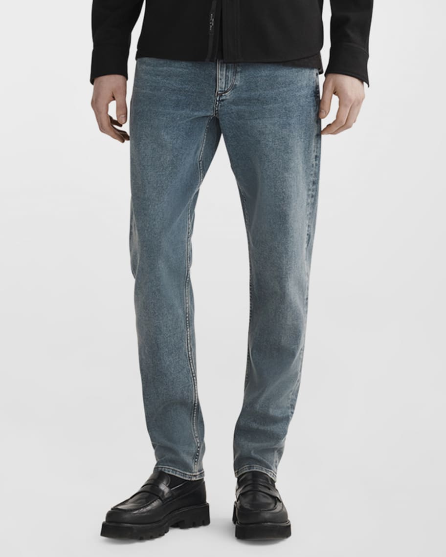RAG & BONE Fit 2 Action Slim-Fit Straight-Leg Loopback Jeans for