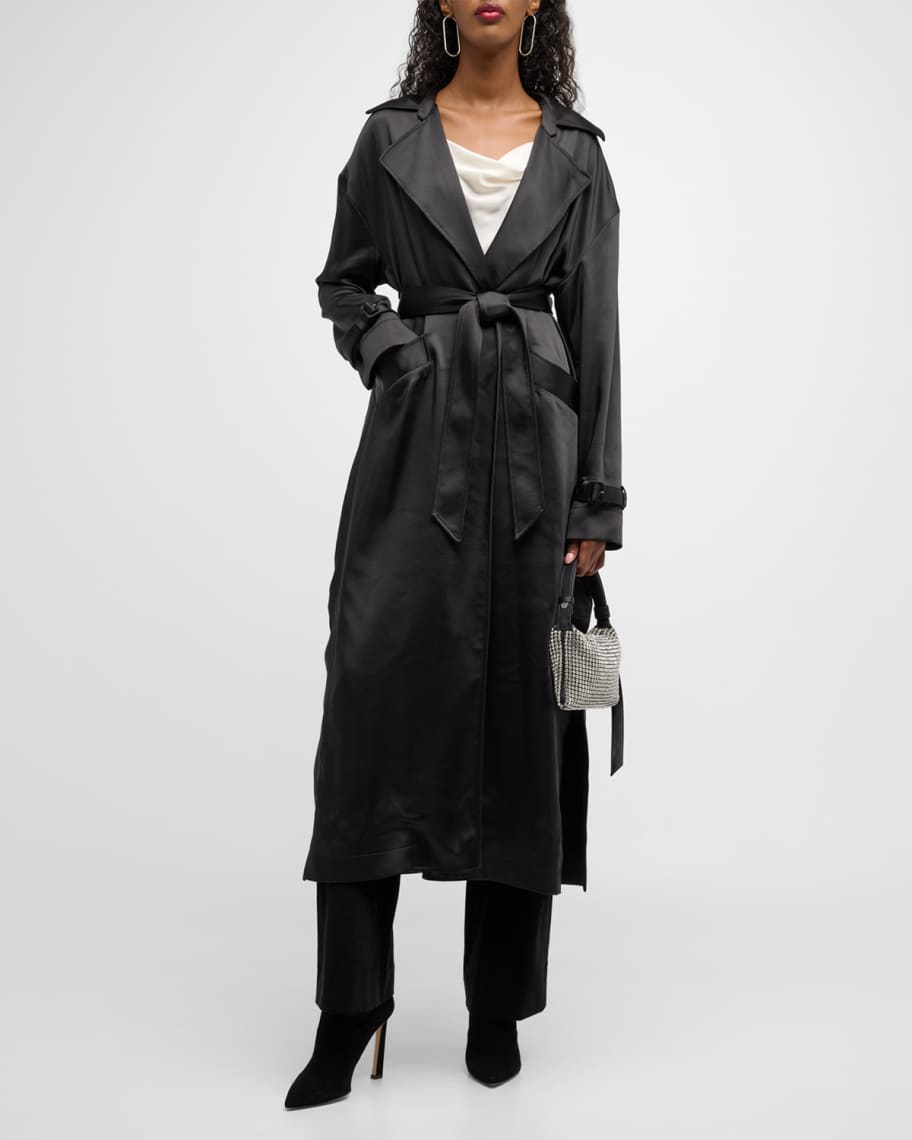 Cinq a Sept Jayla Belted Trench Coat | Neiman Marcus