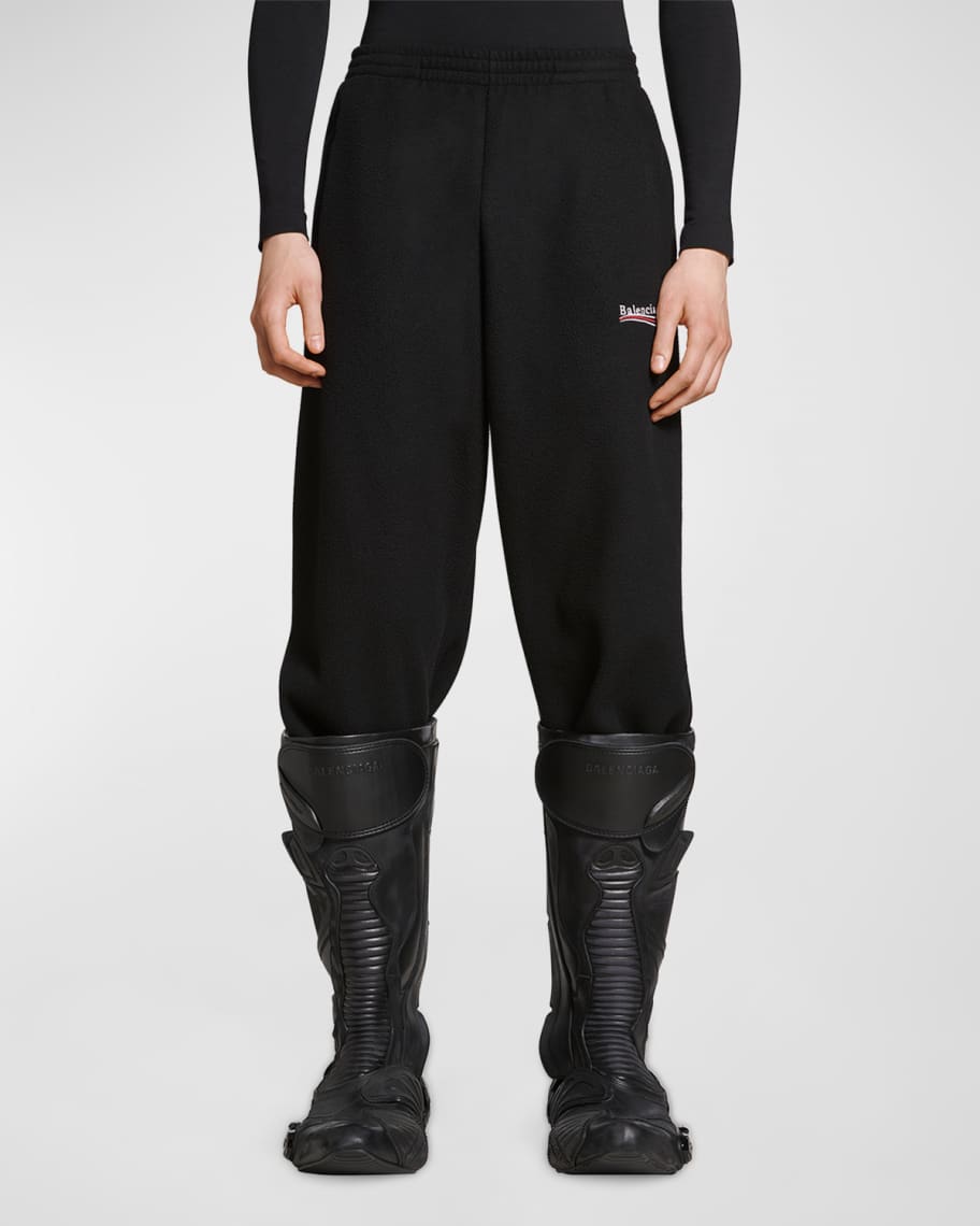 パンツ Balenciaga Balenciaga Political Campaign Chenille Joggers Balenciaga Political Campaign Sweatpants 'Black' 641602TIV531070