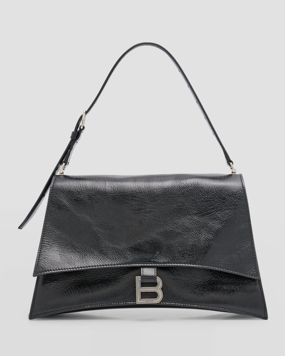 Balenciaga Women's Crush Medium Leather Sling Bag