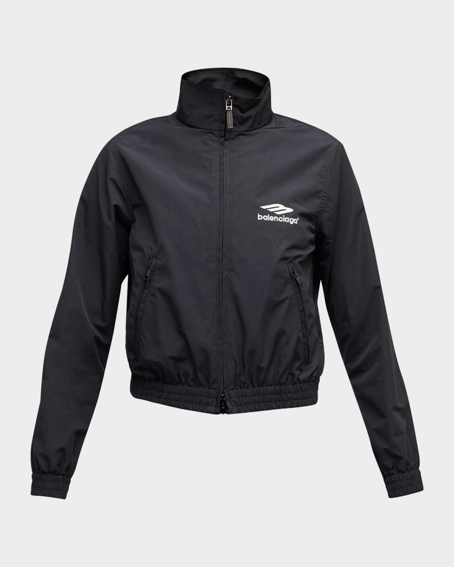 Balenciaga 3B Sports Icon Fitted Tracksuit Jacket | Neiman