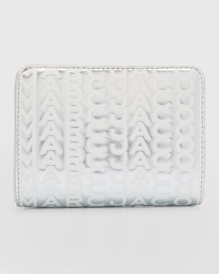 Marc Jacobs The Monogram Metallic Mini Compact Wallet | Neiman Marcus