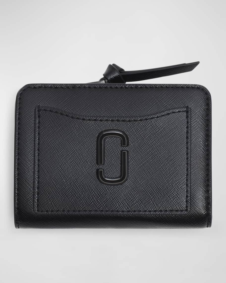 The Snapshot Mini Compact Black Leather Wallet