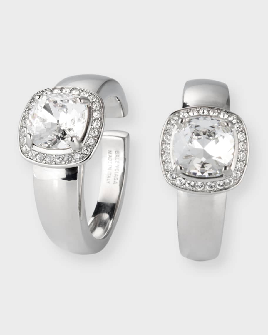 Balenciaga Maxi Solitaire Ear Cuffs | Neiman Marcus
