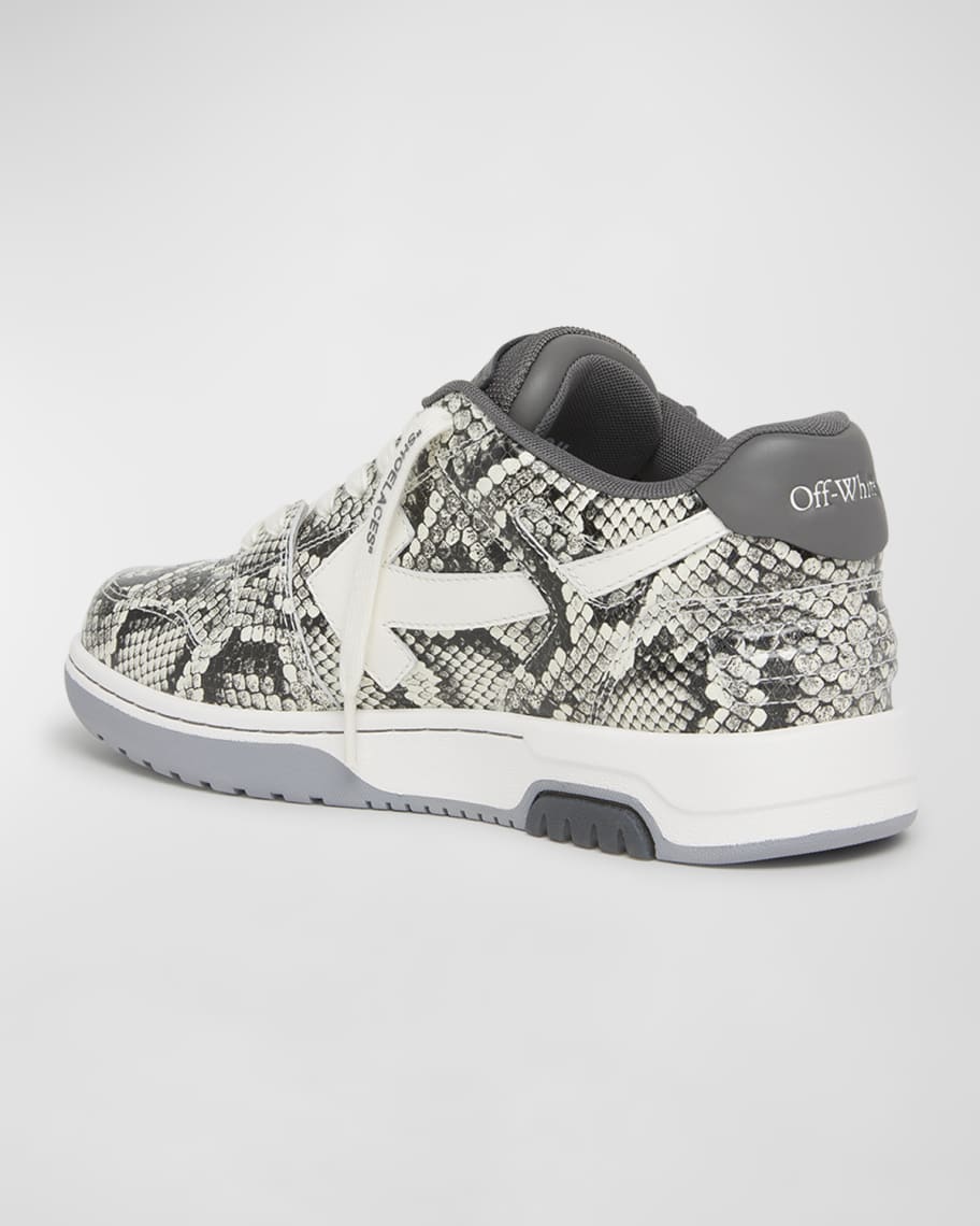 Image 3 of 6: Out Of Office Python-Embossed Sneakers