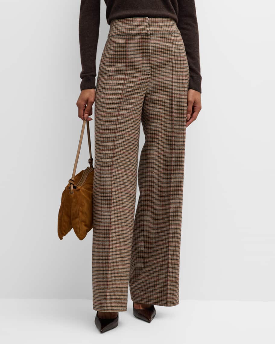 Louis Vuitton Wide Carpenter Trousers with Fringes Argent Lavande. Size 32