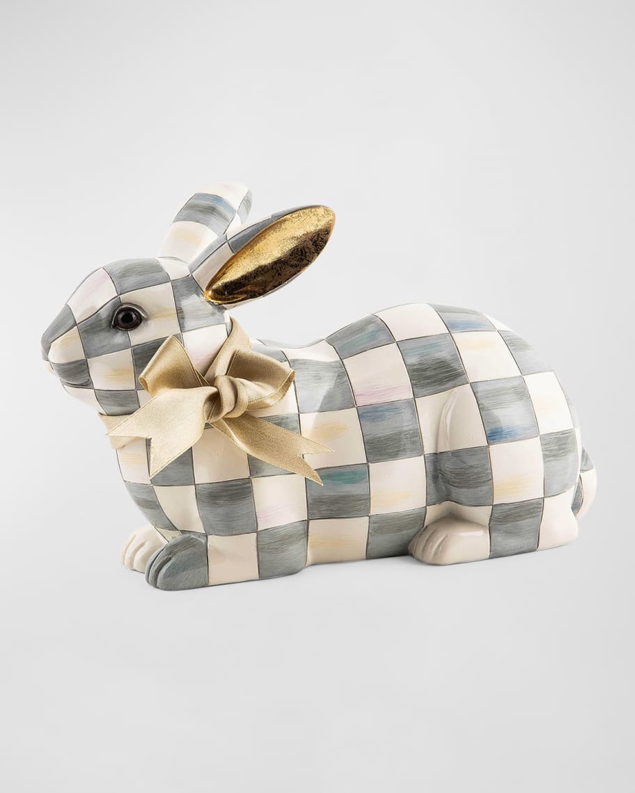 Violet Check Resting Bunny main image 1