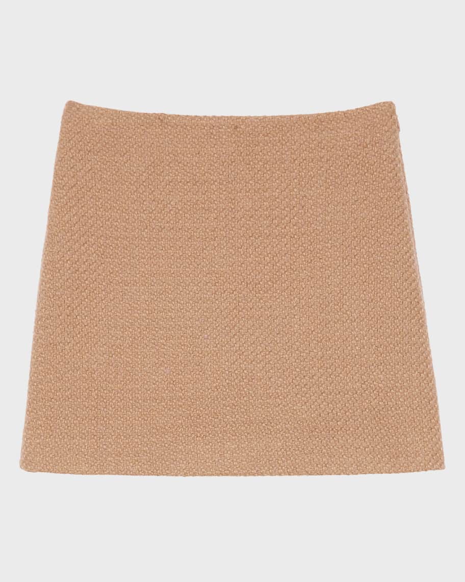 Image 1 of 5: Holiday Tweed Mini Skirt