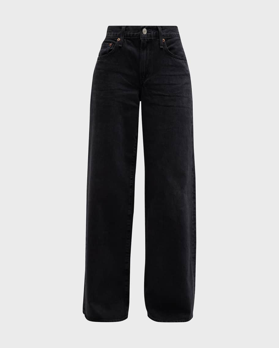 Image 2 of 6: Clara Low-Rise Baggy Flare Jeans