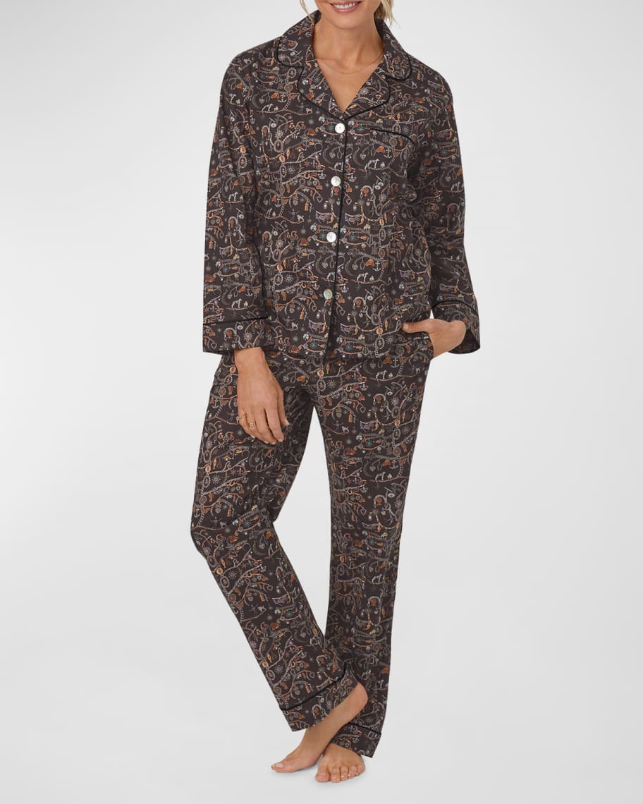 BedHead Pajamas Printed Organic Cotton Lawn Pajama Set | Neiman Marcus