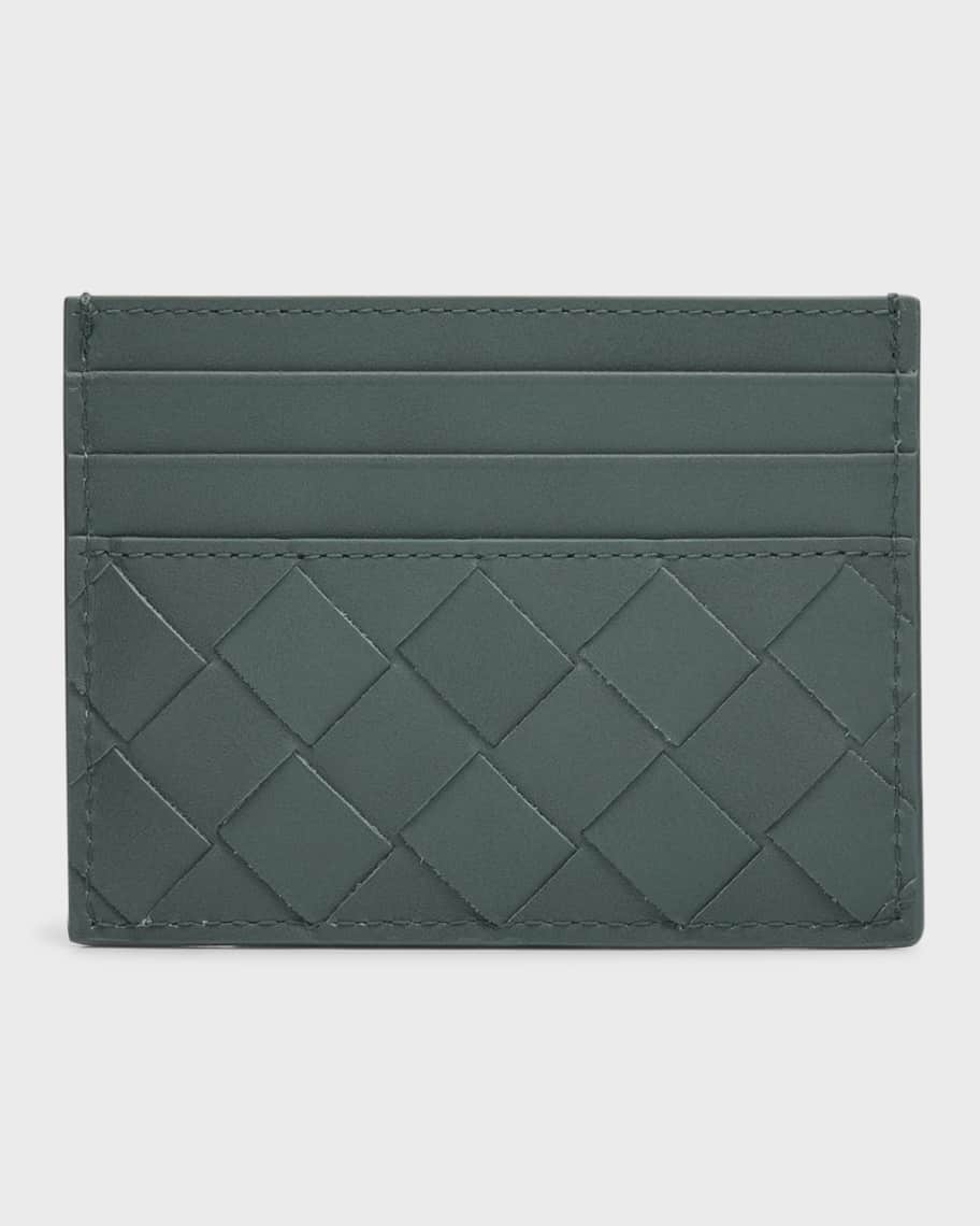 Bottega Veneta® Men's Intrecciato Zipped Card Case in Dark Green. Shop  online now.
