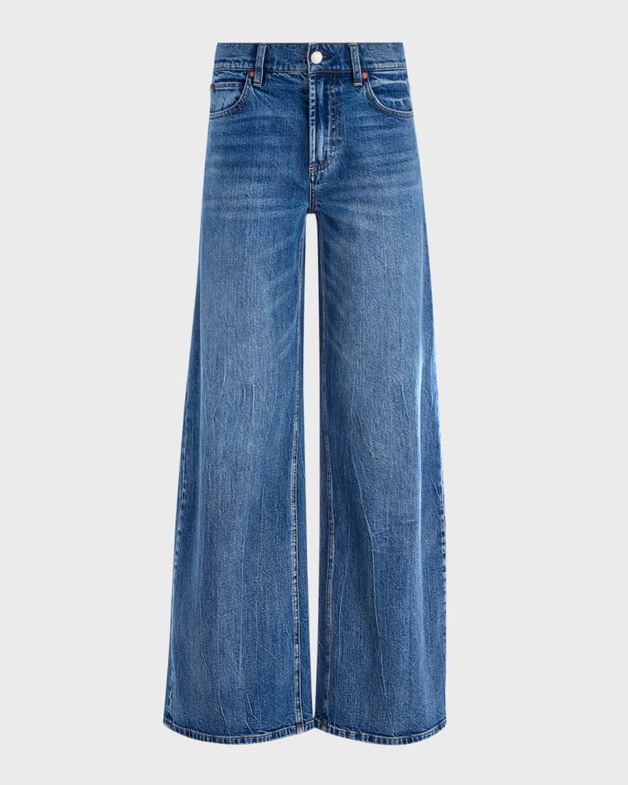 Trish Stars Low Rise Baggy Jeans