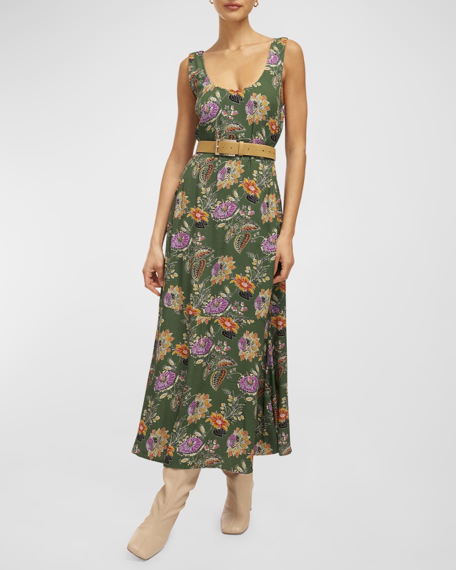 Equipment Everett FloralPrint Maxi Dress Neiman Marcus