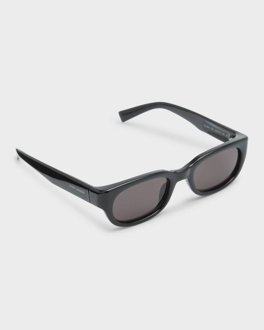 福袋安いいね半額ストア Acetate Logo Laurent Saint Rectangle Marcus Neiman | Sunglasses 小物