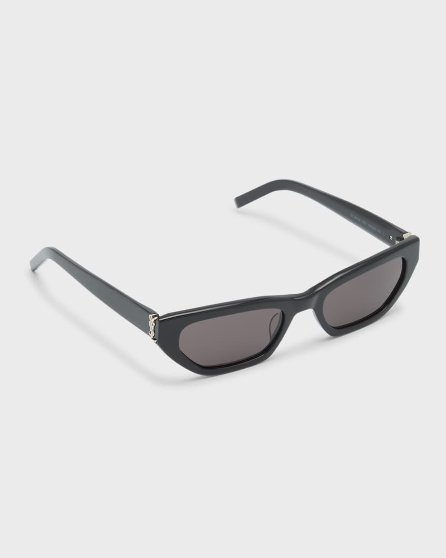 Saint Laurent YSL Plastic CatEye Sunglasses Neiman Marcus