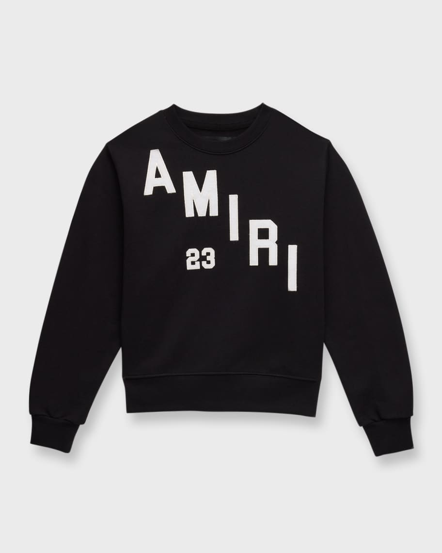 Amiri Boy's Logo-Print Sweatshirt, Size 4-12 | Neiman Marcus