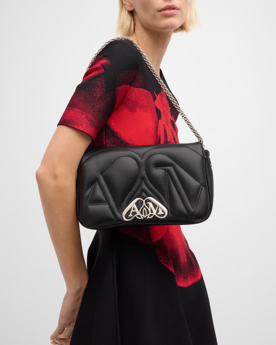 Image 3 of 6: The Seal Small Logo Chain Shoulder