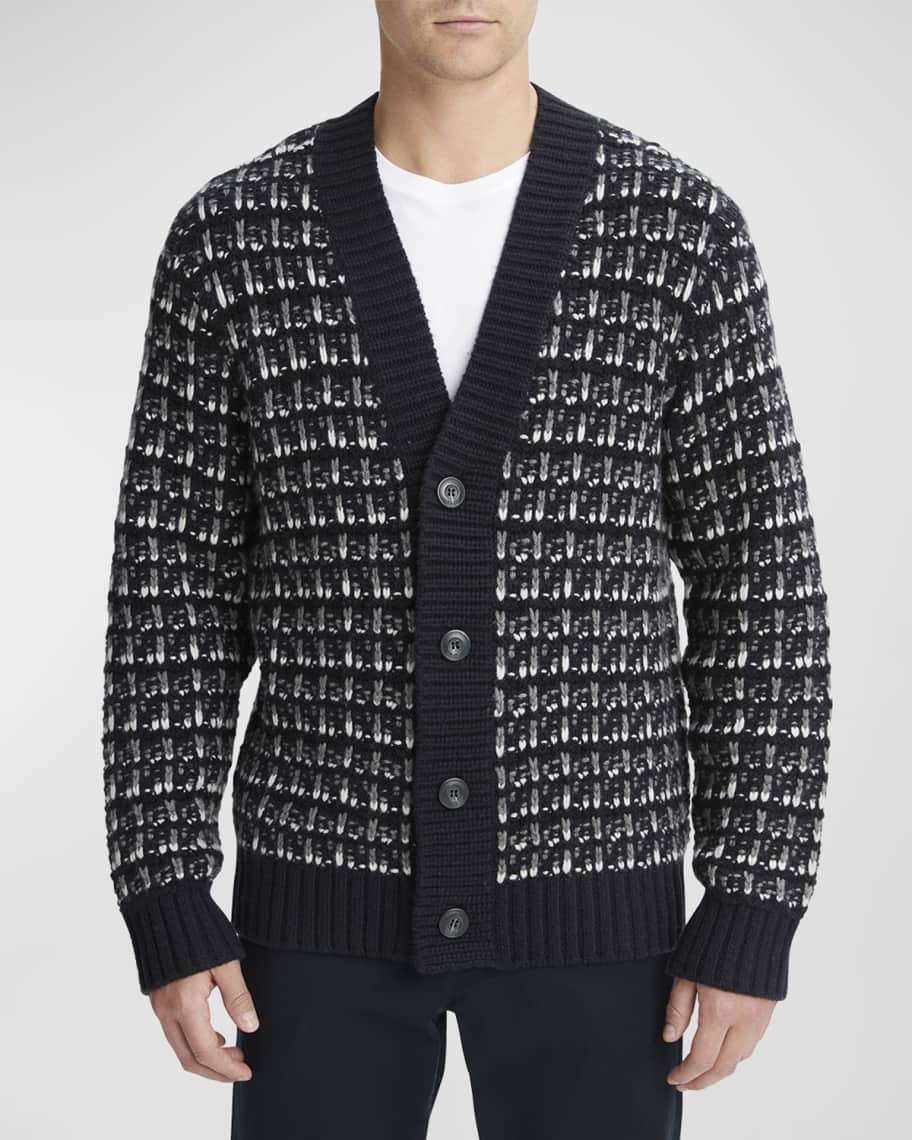 Vince Men's Winter Tweed Cardigan Neiman Marcus