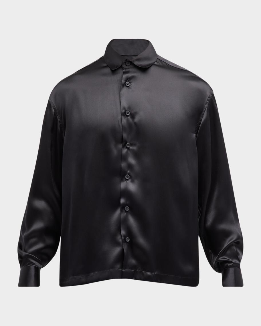 Chemise Homme 100% Soie Creme De Silk - Modèle Religieux, Taille M, Neuf Avec étiquettes