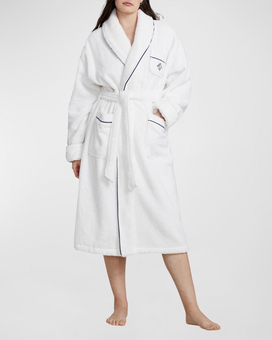 Polo Ralph Lauren The PRL Monogrammed Cotton Robe | Neiman Marcus