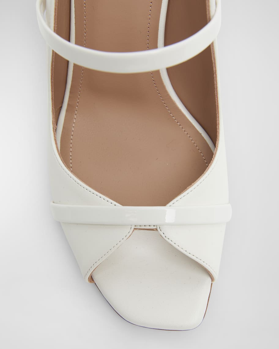 Image 3 of 5: Noah Leather Two-Band Mule Sandals