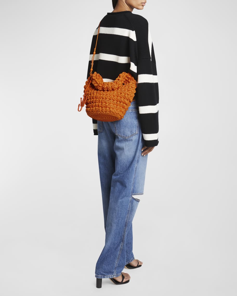 Image 2 of 6: Popcorn Basket Top-Handle Bag